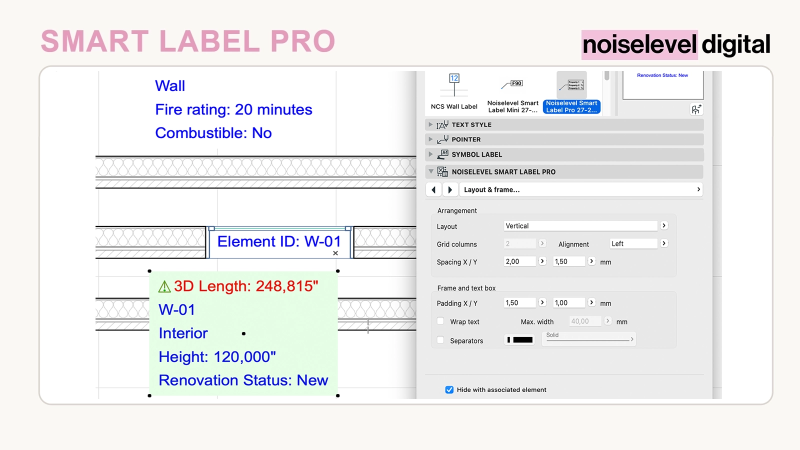 Smart Label Pro – configure conditional display and symbols