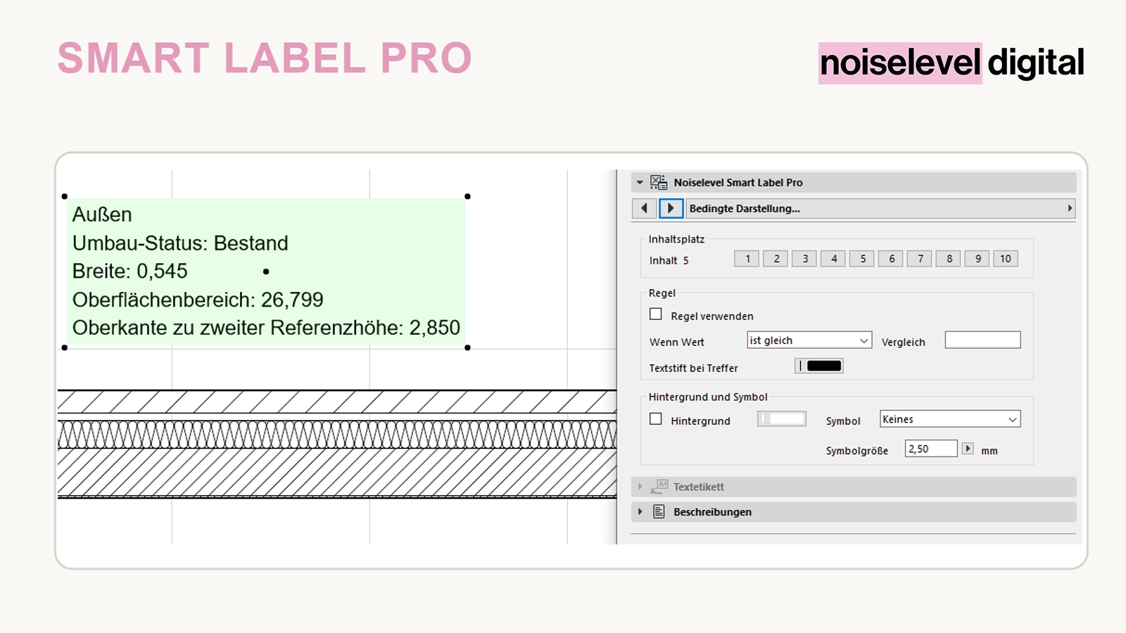 Smart Label Pro – Bedingte Darstellung und Symbole einstellen