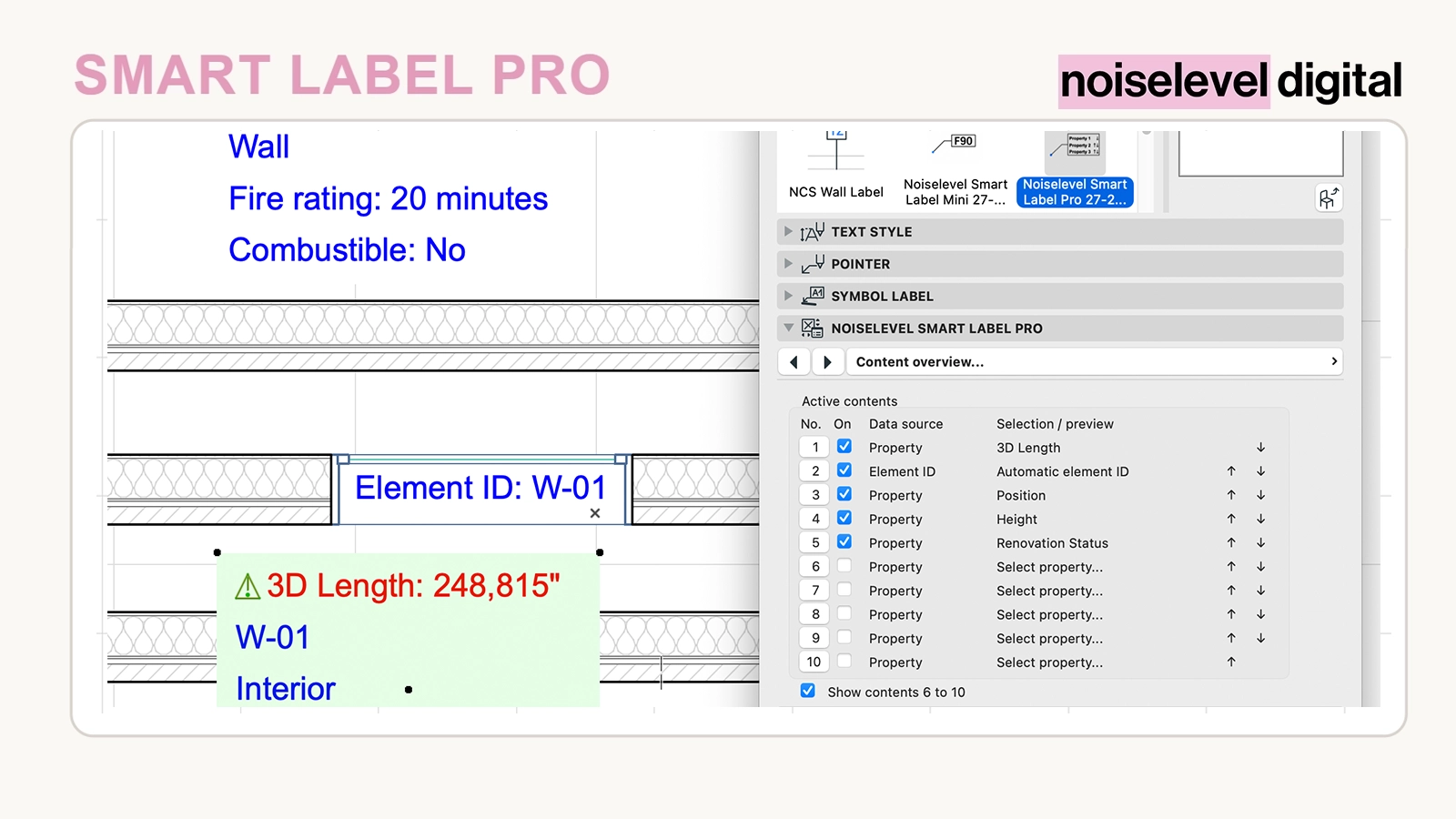 Smart Label Pro – configure rule-based warning displays