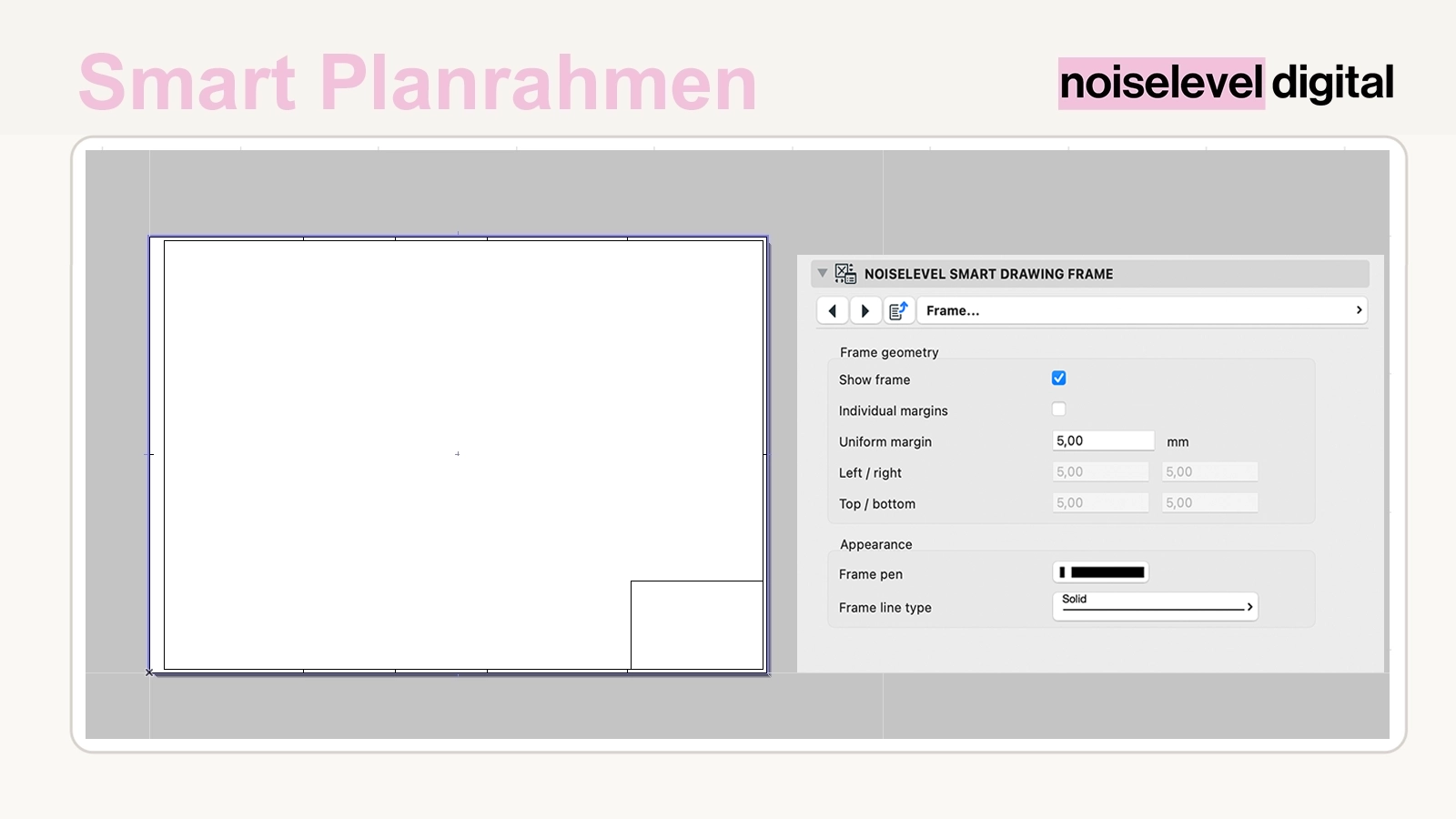Smart Plan Frame – review the configuration status